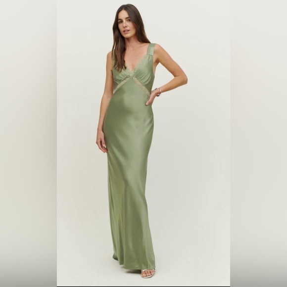 Reformation Chania Silk Dress Size XS - Picture 5 of 9